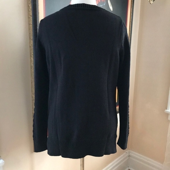 C. Wonder:Jacquard Knit Button Boyfriend Sweater M - Picture 4 of 12